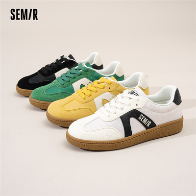 Semir春夏新款平底复古德训鞋