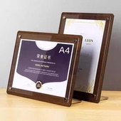 a4展示牌菜单价目表水牌展示框架立牌海报宣传展架广告牌餐桌夹板