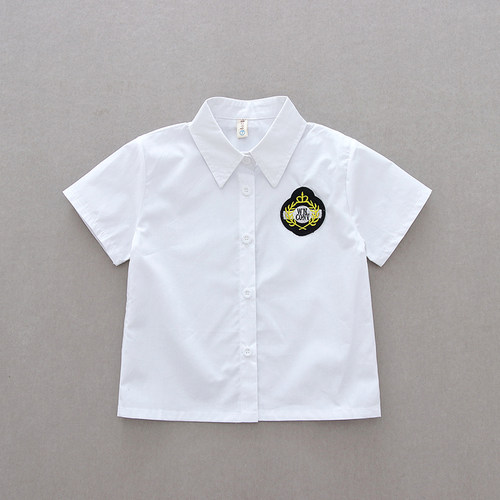 长袖短袖纯棉校服学院风春夏立领