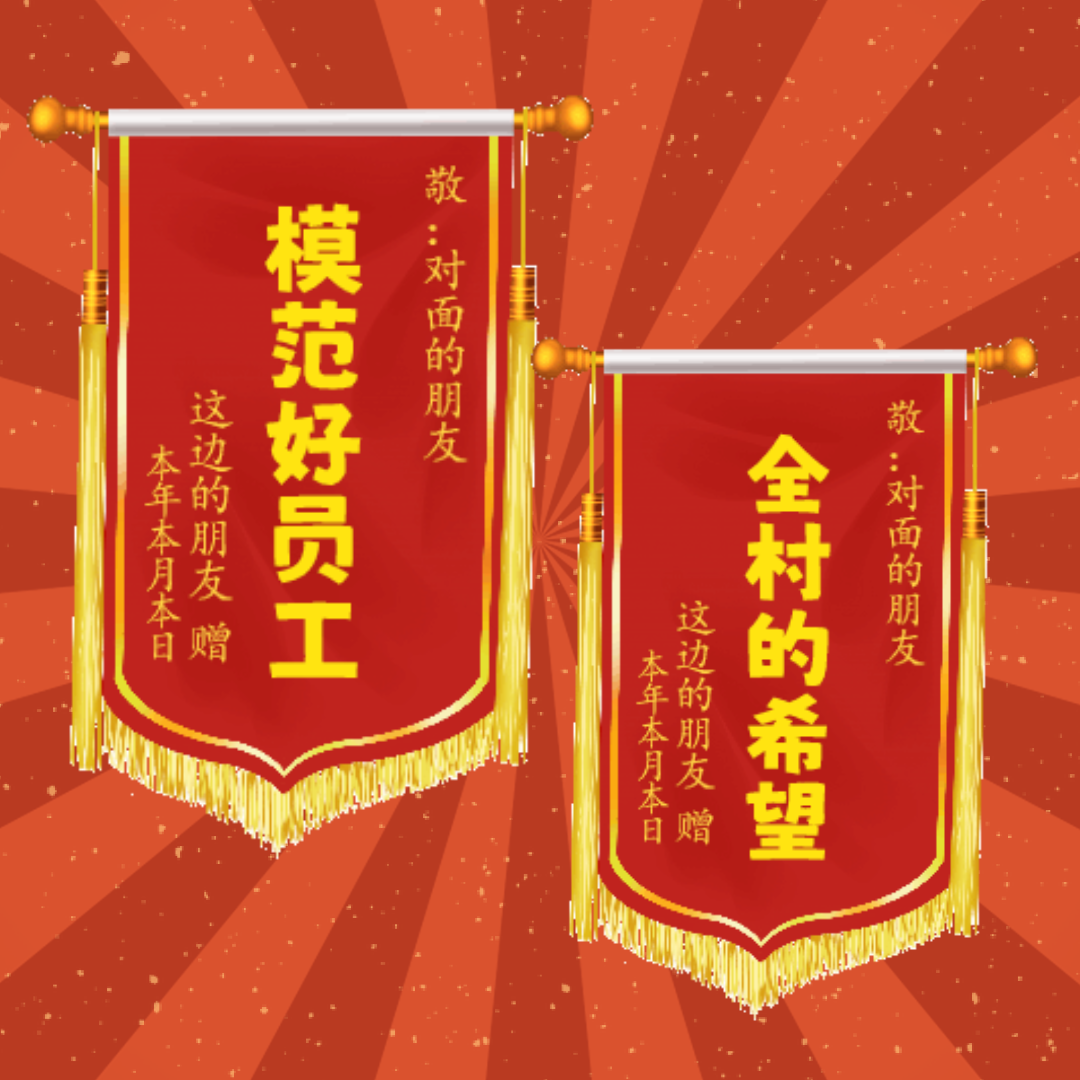 测试链接勿拍金丝绒高档锦旗定制感谢医生送幼儿园老师月嫂月子中心教