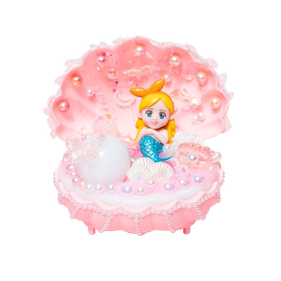 女童手工diy美人鱼贝壳9女孩子的玩具2024新款3一9岁7六一节儿童6