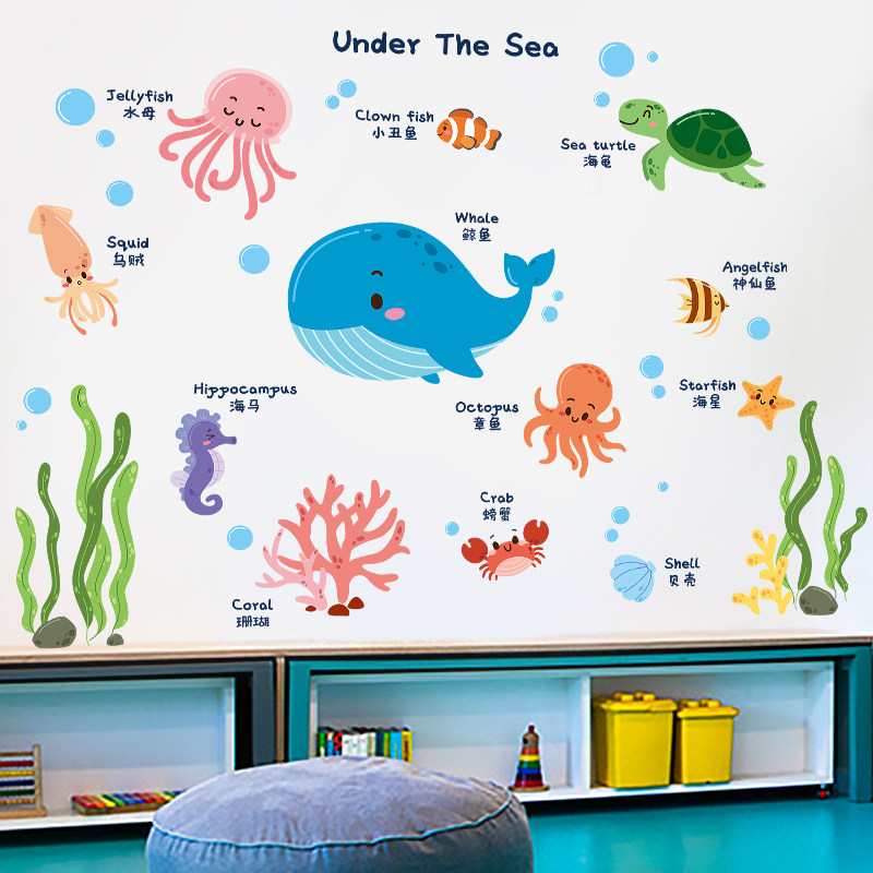 英语教室墙贴价格 英语教室墙贴图片 星期三