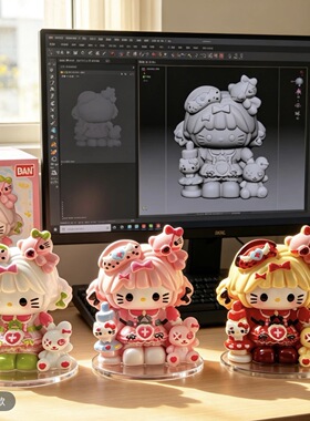 定制立体甜心护士kt卡通diy手工包挂钥匙扣树脂配件装饰品摆件
