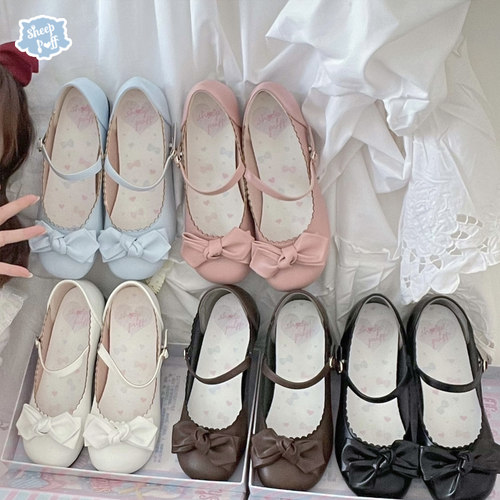 绵羊泡芙玛丽珍鞋【现货】有点