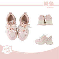 【 In Stock 】 Galaxy Sweetheart lo Running Sheep Original Sports Shoes, thick-soled daily sneakers, Japanese style for girls thumbnail 2