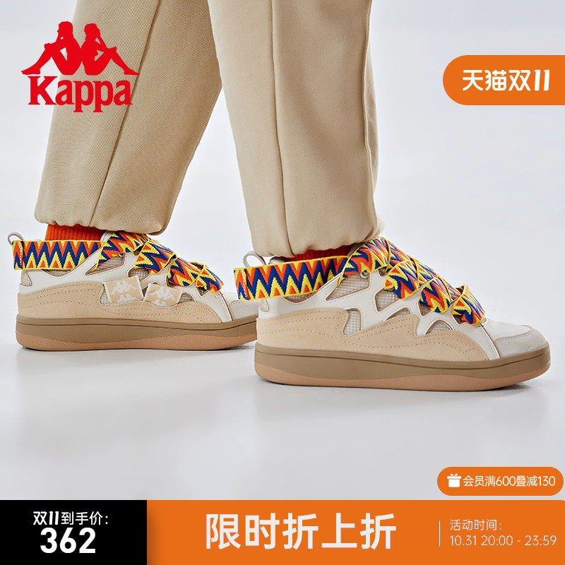 Kappa卡帕面包鞋2023新款情侣男女潮流解构板鞋运动休闲滑板鞋属于什么档次？