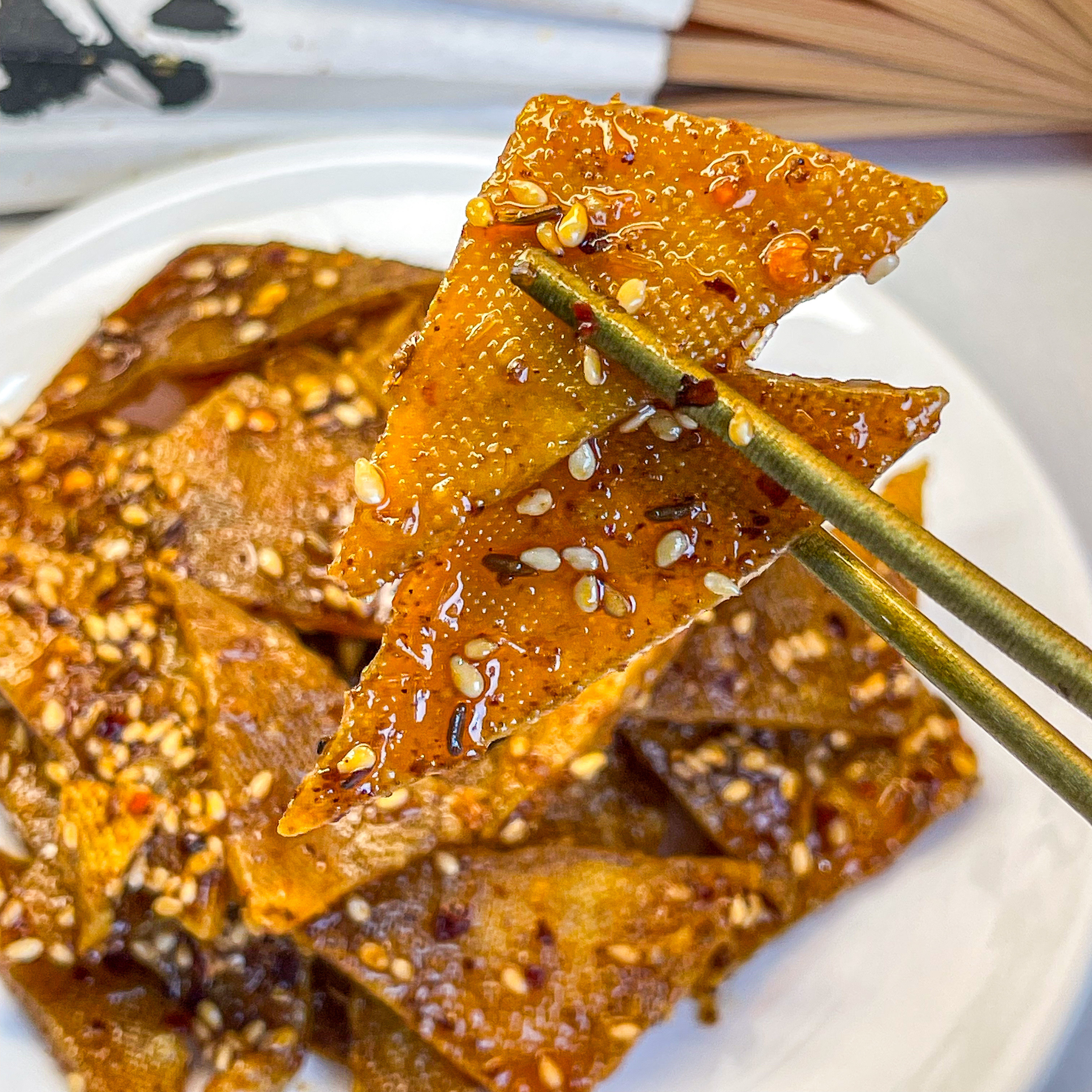 冯家榜三角干子香辣解馋小零食手磨豆干平江豆干湖南特产小吃零食