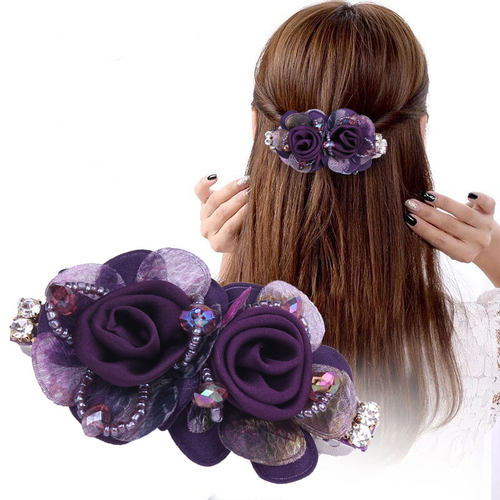 韩国头花发夹中号水钻