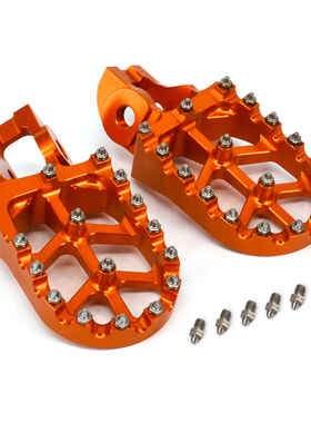 适用KTM 85 125 150 SX摩托车改装蹬脚搁脚防滑脚踏 铝合金脚踏板