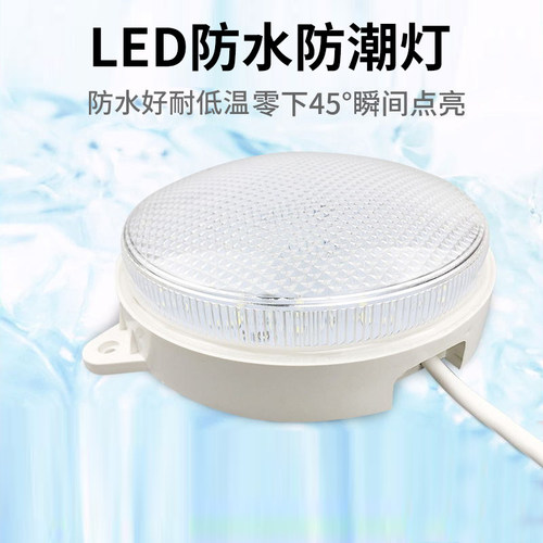 led冷库防潮灯防爆16w一体化圆形
