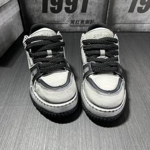 厚底男士 休闲板鞋 男鞋 子2025新款 学生潮鞋 秋季 百搭时尚 潮流鞋 韩版