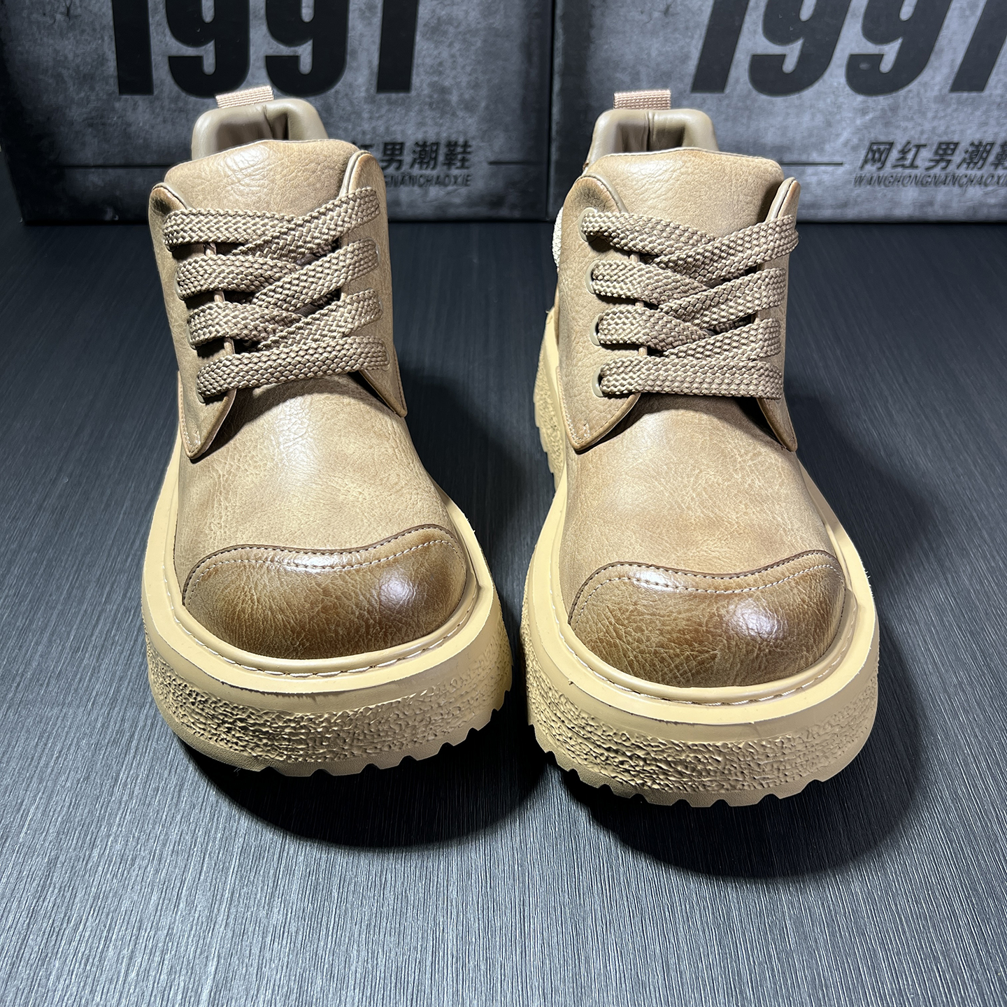 2025冬季新款加绒保暖马丁靴