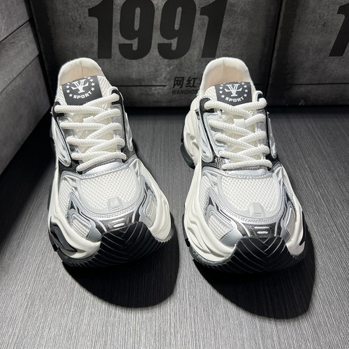 2025新款网面潮流机甲风老爹鞋