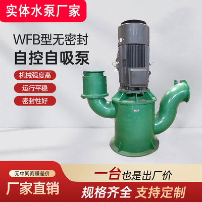 WFB型无密封自控自吸泵大吸程污水排放泵矿用自吸泵厂家直销定制