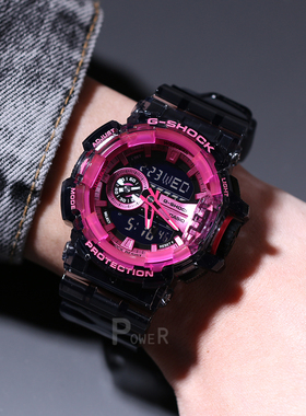 卡西欧G-SHOCK手表男女潮GA-400SK-1A4 9 700 DW-5600SK/SKE 透明