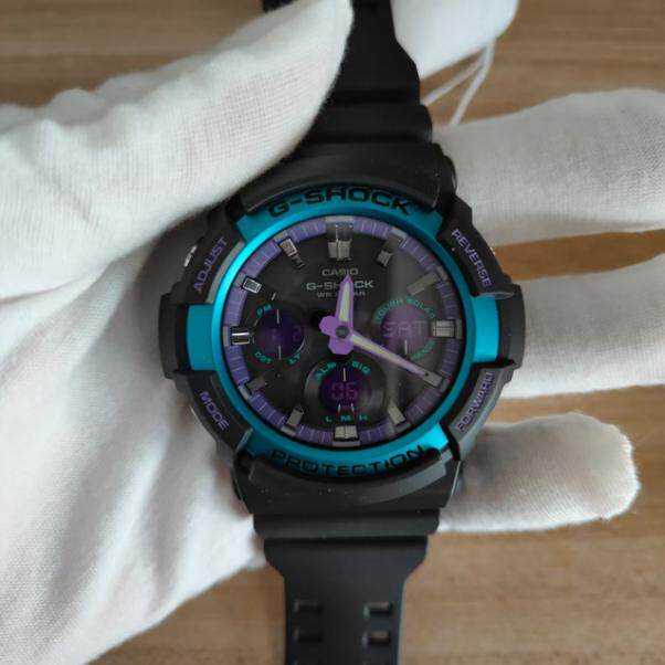 Gasio/卡西欧G-SHOCK变色龙防水光能电波三眼运动防水男表GAS-100