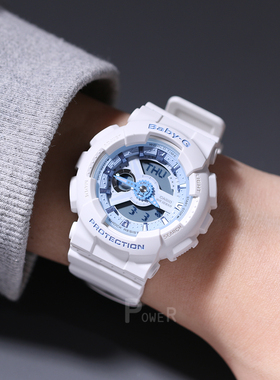 卡西欧BABY-G女海洋之心BA-110-7A1/1A/112-7A/BE/RG/4A/CR手表女