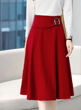 女装纸样D803春夏高腰包臀A字形大摆半身裙服装裁衣图纸裁剪纸板