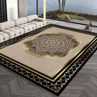 家用客厅轻奢金钻绒耐脏地毯高级