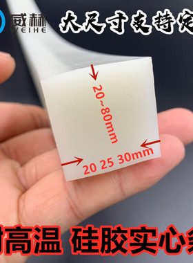 【大号】硅胶扁条硅胶密封条耐高温厚度*宽度25/30/35/40/50