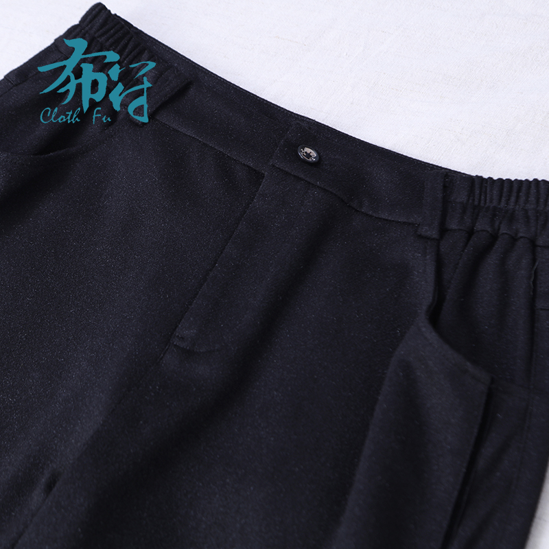 布符春季新款原创时尚大方简约流行气质日常百搭小脚休闲裤女