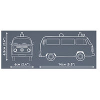24619 cobi Volkswagen T2 Ambulance building Block for Children's Birthday Military collection building block Model Desktop decoration thumbnail 4