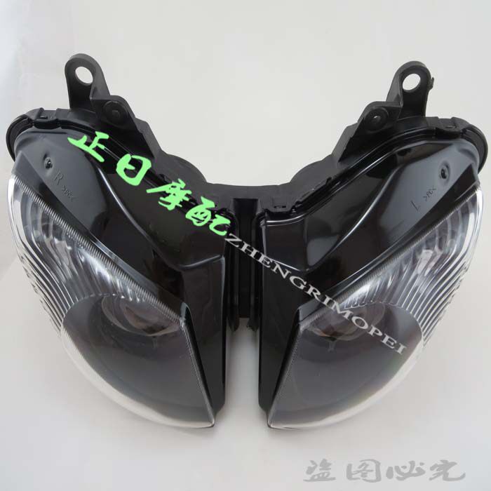 适用于川崎ZX-6R 636 09-10年车头大灯总成 前大灯 导流罩照明灯