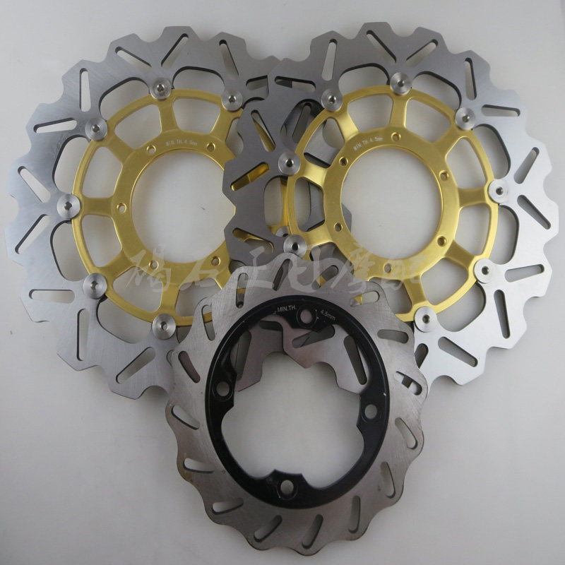 适用于本田CBR1000RR04-07CBR600 F5 03-12 前后刹车盘菊花碟刹盘
