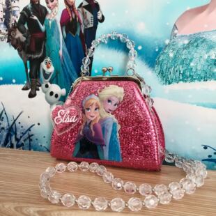 冰雪公主奇缘艾沙女孩时尚拎包爱沙手提包斜跨包迷你包包生日礼物