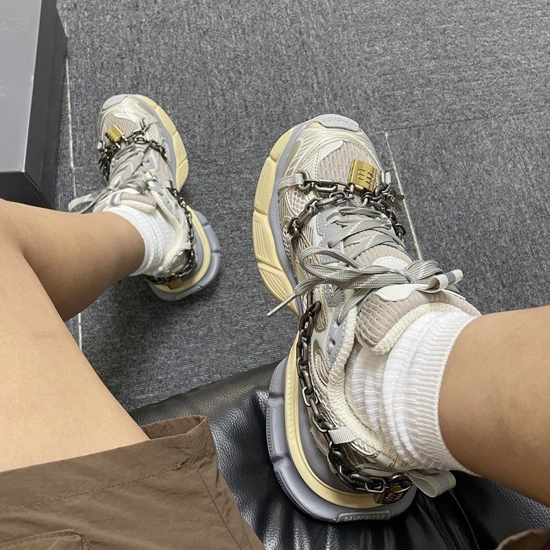 巴黎3x男款老爹鞋超火的休闲运动鞋女厚底百搭巨好看男女运动鞋潮