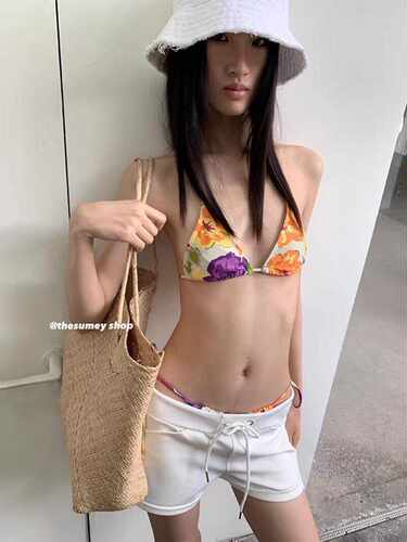 两件套设计感2024夏季新款三角裤