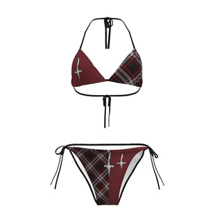 2025新款性感比基尼泳衣小胸聚拢显大分体泳装泳装女士内衣带胸垫