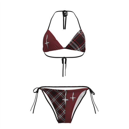 夏日女带胸垫女士性感比基尼显大