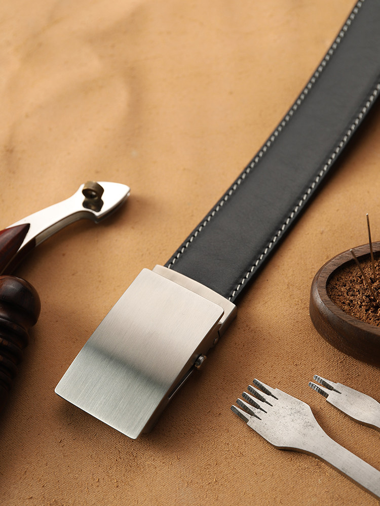 老街记忆 手工皮带男diy材料包无牙扣真皮裤腰带 休闲纯不锈钢头|msdalam kategori Aksesori/Belt kulit/Hat/Muffler, tali pinggang/tali pinggang kulit/pinggang - dari Buy2taobao.com untuk memberikan perkhidmatan ejen Taobao profesional membeli