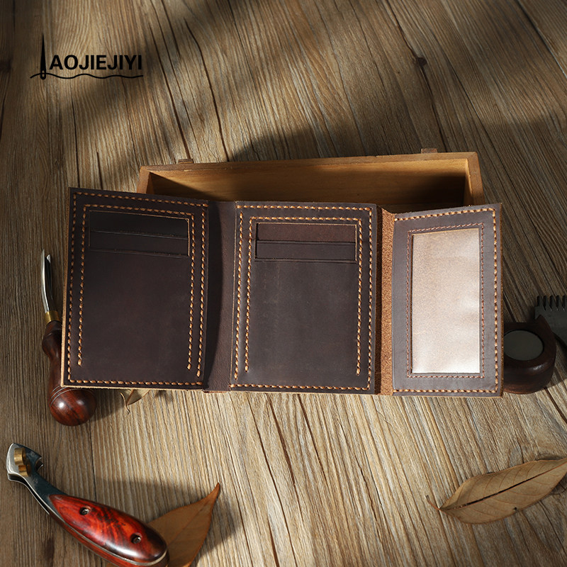 多功能男士爸爸短款钱包卡包送男友真牛皮夹手工自制作diy材料包,箱包皮具/热销女包/男包,钱包,淘宝优惠券,粉丝福利购,淘宝优惠卷