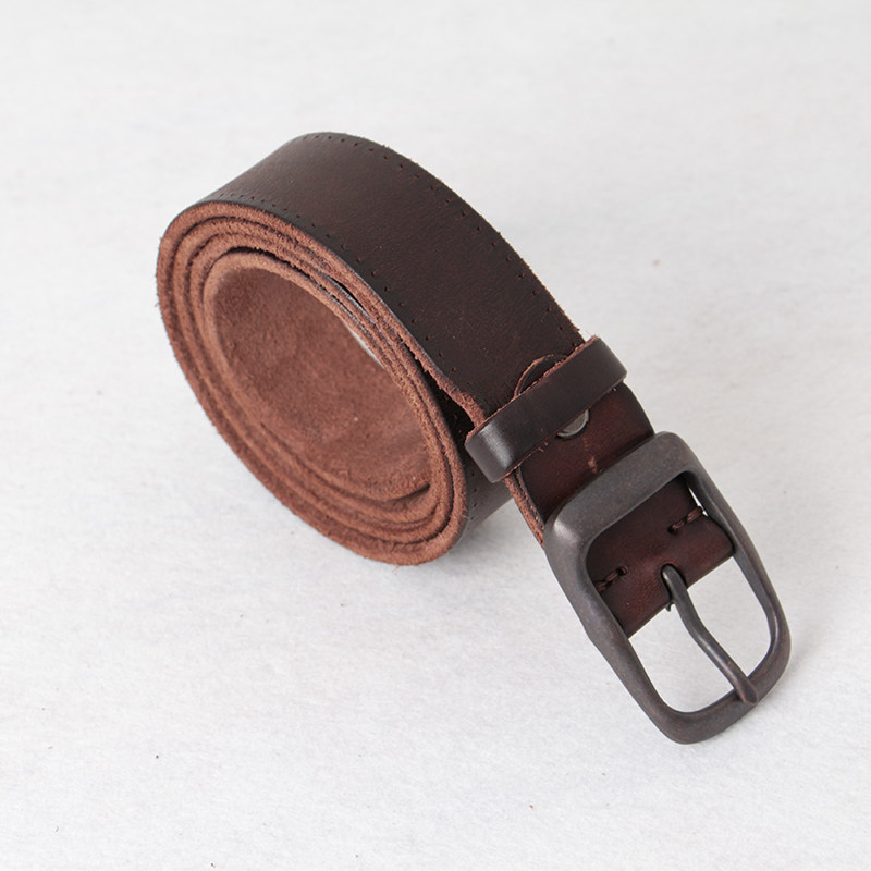 Leather belt men The first layer cowhide Simplicity Pin buckle belt Retro Hand-stitching CRAZY HORSE Jeansin the Accessories/Leather belt/Hat/Muffler , Belt/Leather belt/Yaolian  category - from Buy2taobao.com to provide professional Taobao agent buy service