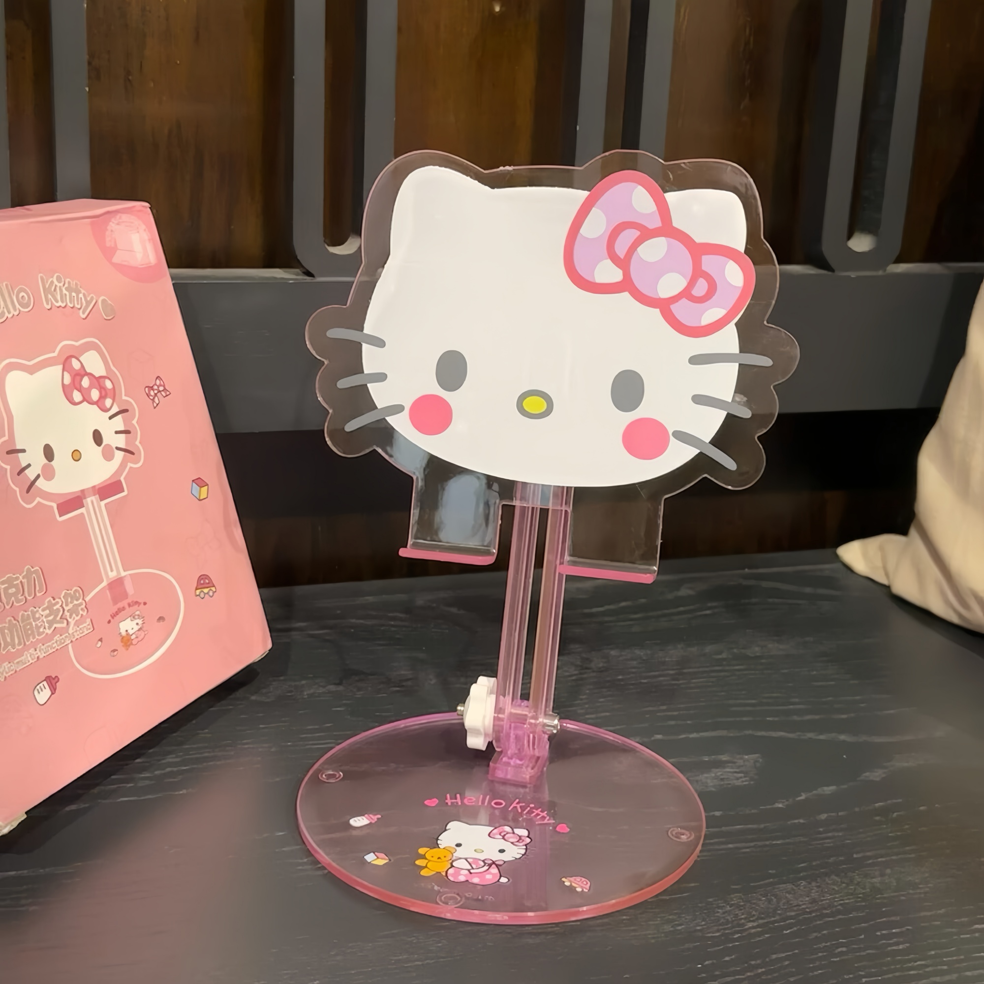 可爱小猫手机支架平板支架可升降