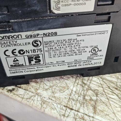 议价欧姆龙OMRON G9SP-N20S安全控制器，24V DC