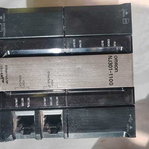 议价欧姆龙PLC模块NJ301-1100，实物拍摄，工程拆机，功