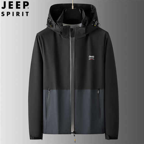 工装秋季冲锋外套JEEPSPIRIT宽松