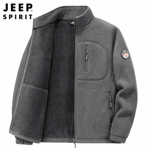 运动休闲秋冬季抓绒衣JEEPSPIRIT