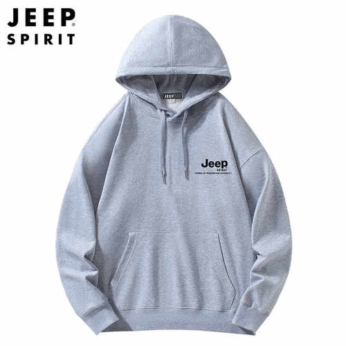 纯棉秋季上衣t恤JEEPSPIRIT连帽