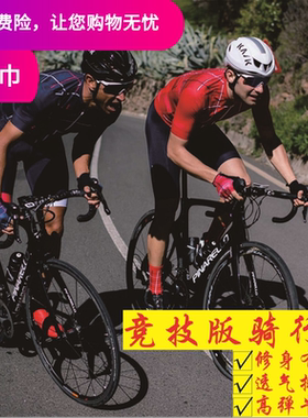 2019La Passione小众个性竞技版牛奶丝骑行服短袖单车衫背带短裤