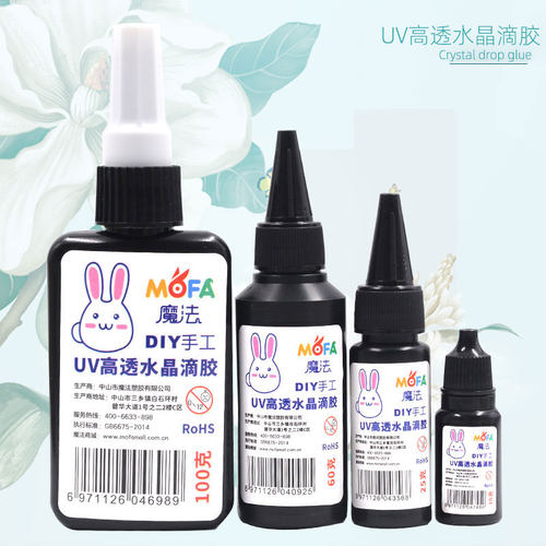 diy滴胶水晶粘土热缩片