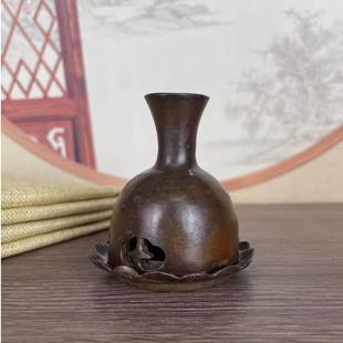 新款福气满满复古香炉香薰炉盘香炉瓶子型香炉听风瓶香炉摆件