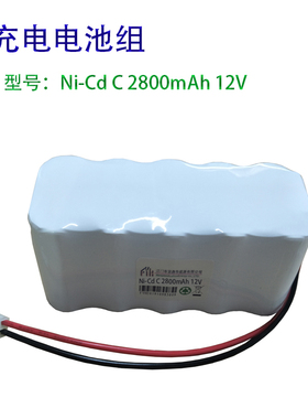 可充电电池组Ni-Cd C2500  2800mAh 12V 24V消防应急电梯备用电源