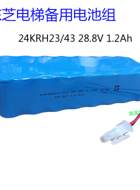 适用东芝电梯CV330应急电源SSBD24-B-24V 1.2AH 28.8V可充电池组