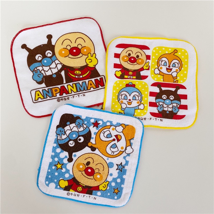 小方巾毛巾纯棉口水巾卡通