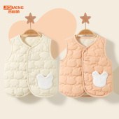 儿童马甲春秋冬婴儿幼儿背心男童女童加绒羽绒棉冬装 外套宝宝衣服
