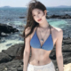 泳歌儿韩系少女纯欲小胸ins三点式 比基尼辣妹性感夏泳衣女度假